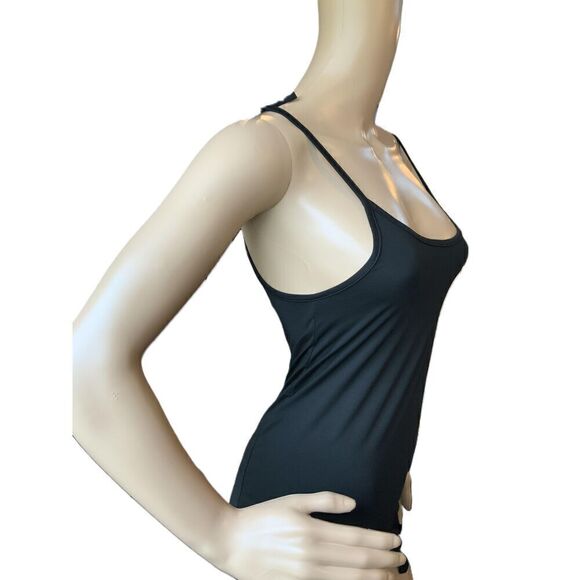 Shein Black Sleeveless Scoop Neck Solid Tank Top Size S - Picture 4 of 13